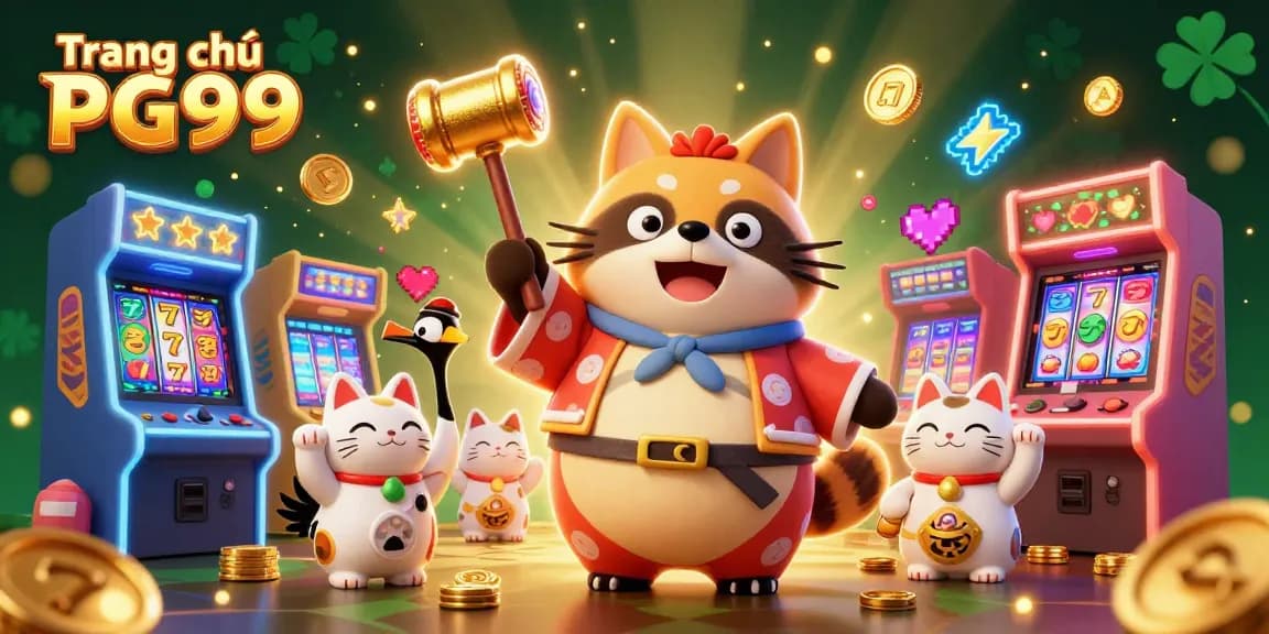 Engage with the excitement at Trang chủ PG99, where colorful maneki-neko and lucky symbols evoke winning moments.