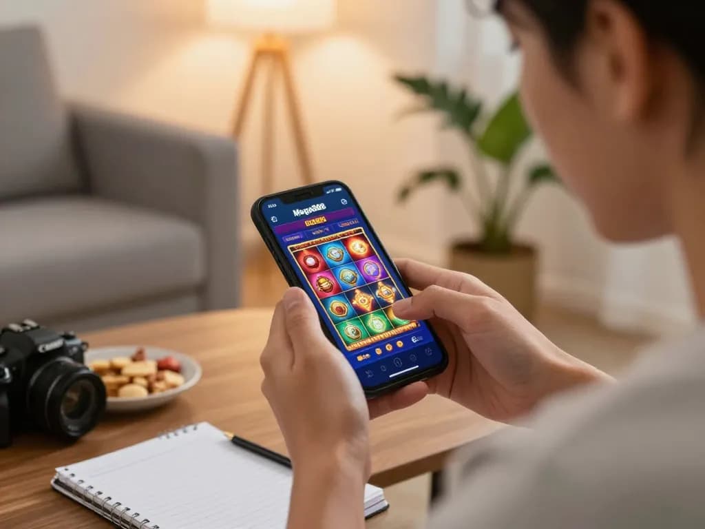 Berinteraksi dengan aplikasi mudah alih Mega888today untuk permainan kasino strategik di rumah.