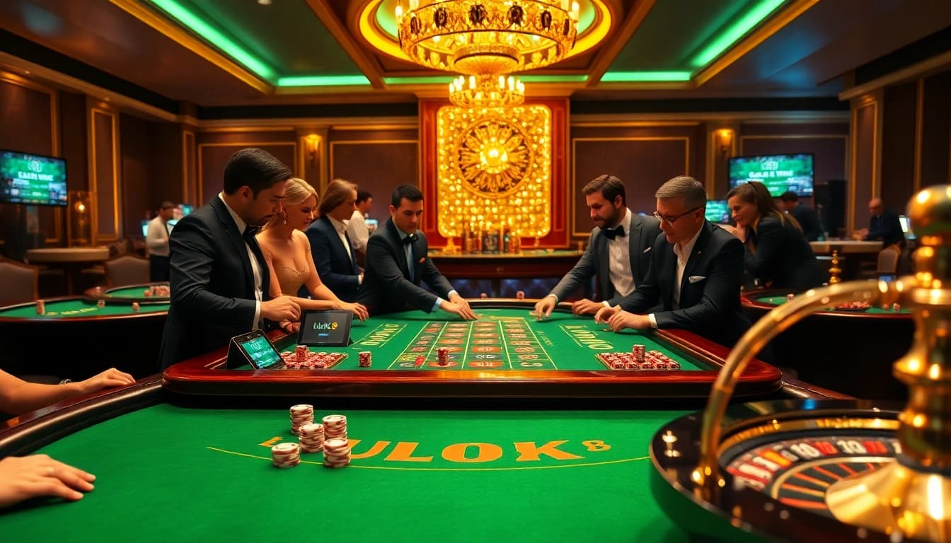 Experience the thrill of excitement at luck8 com with vibrant blackjack tables and glamorous casino activities.