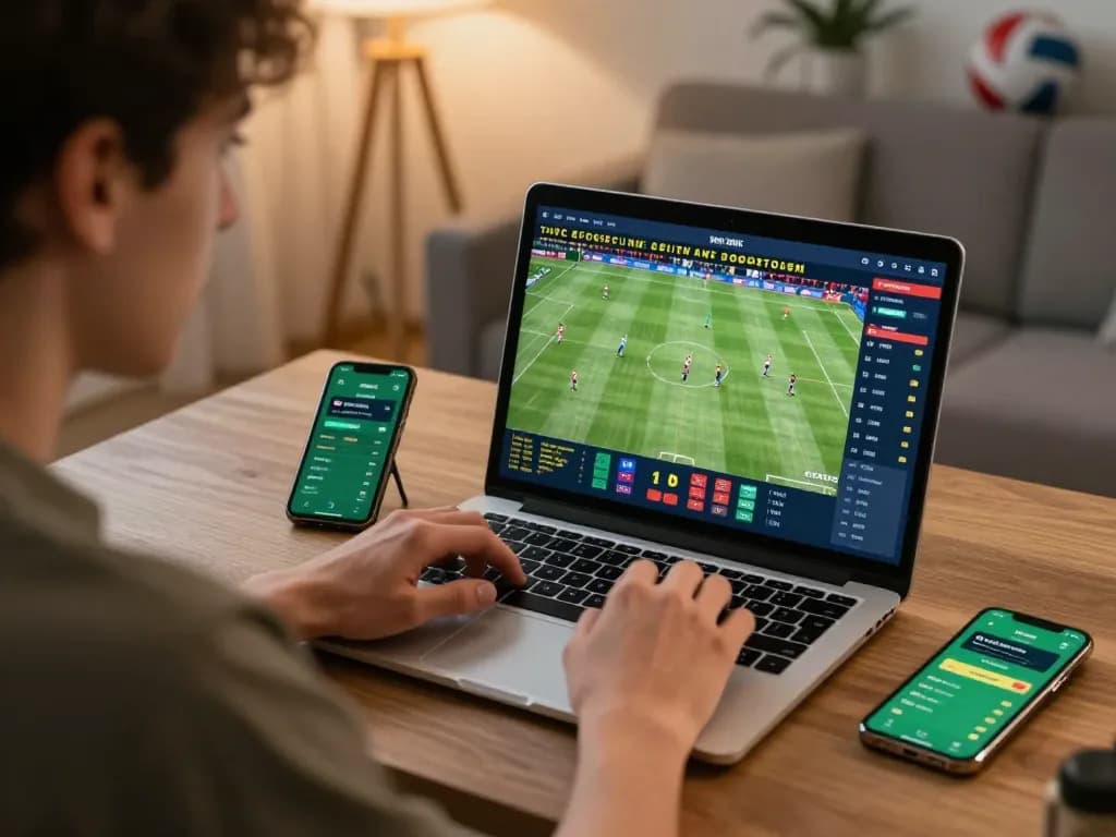 TIP88 user placing strategic bets on live sports through dynamic online platform