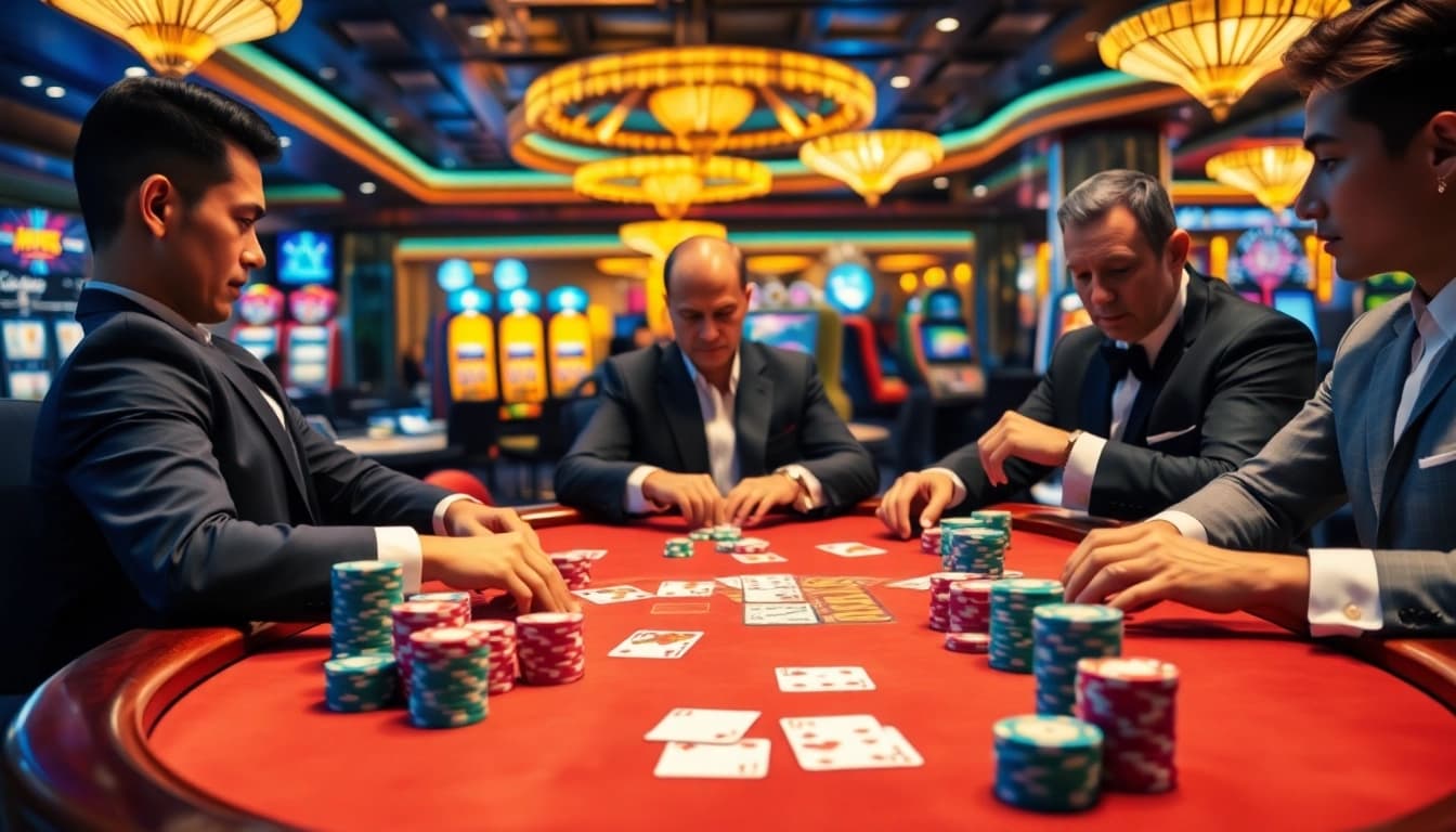 Win big at poker with engaging gameplay elements from https://tg88m.com/, featuring colorful chips and strategy.