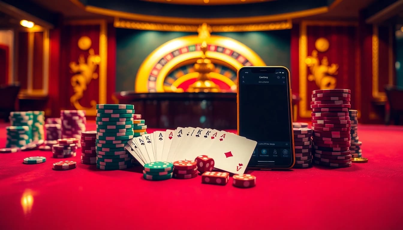 Experience high-stakes gaming with the vibrant environment of https://69vnn.ninja/ showcasing poker and roulette action.