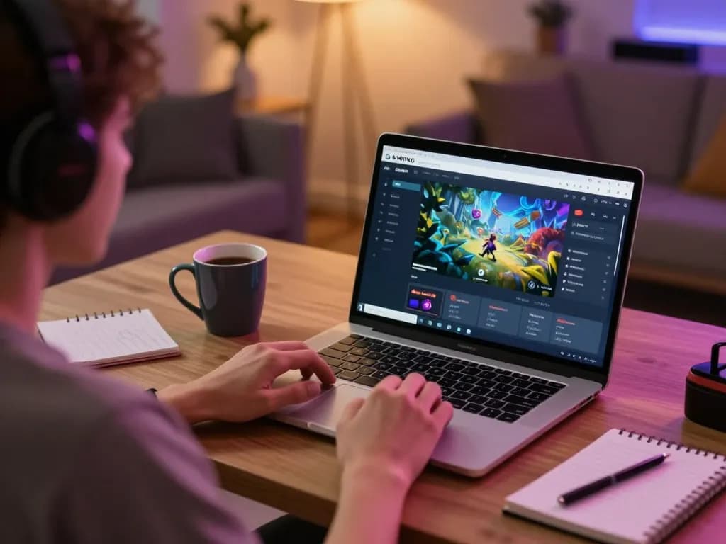 Engaging in a thrilling gaming session on OKKING platform with strategic notes