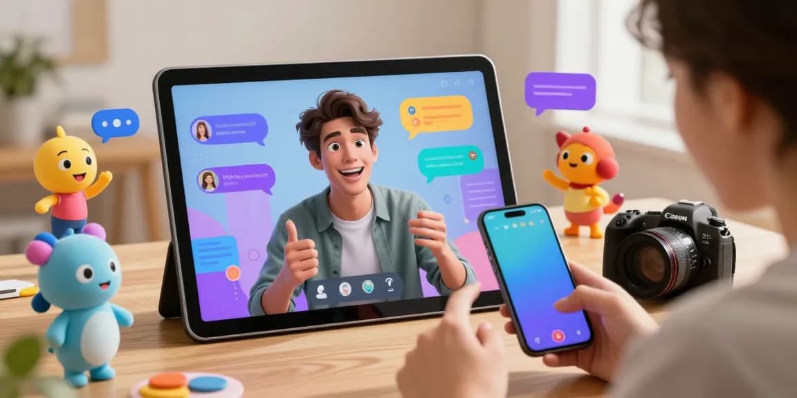 Interactive crushon ia chat scene featuring vibrant AI characters and engaging user interface.