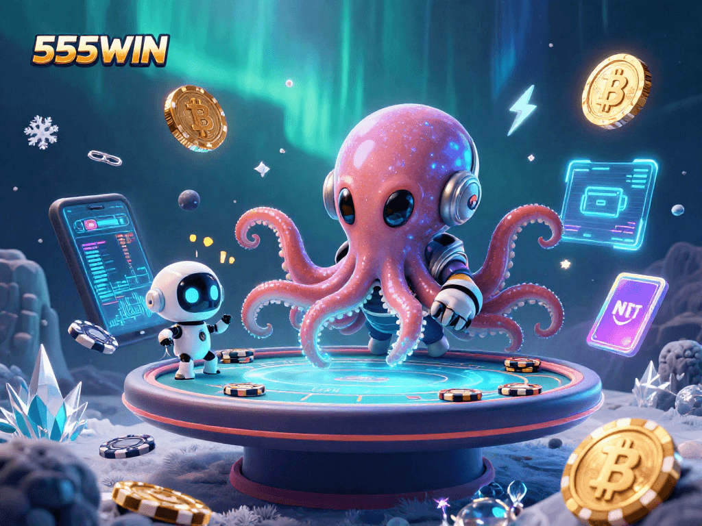 Win big with 555WIN's immersive casino gaming experience featuring 3D characters and dynamic elements.