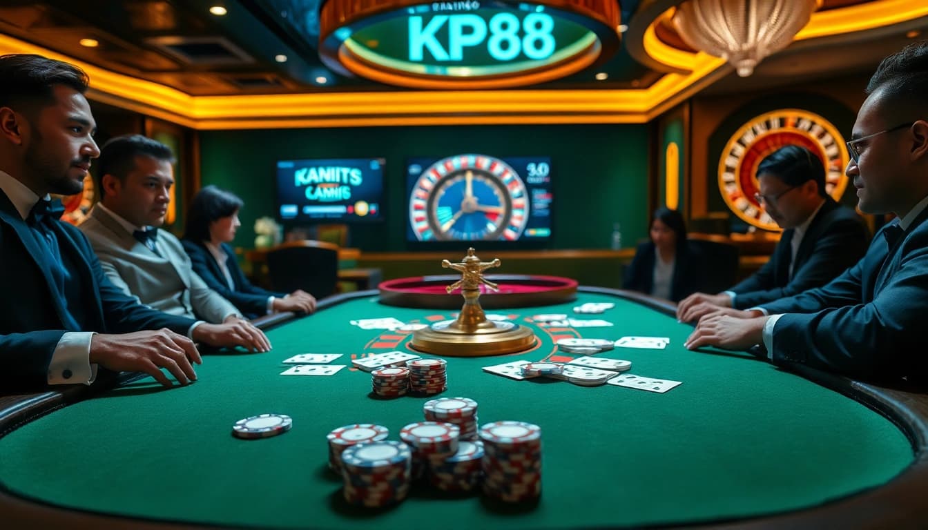 Experience the thrill of gambling at KP88 with luxurious casino vibes and high-stakes action.
