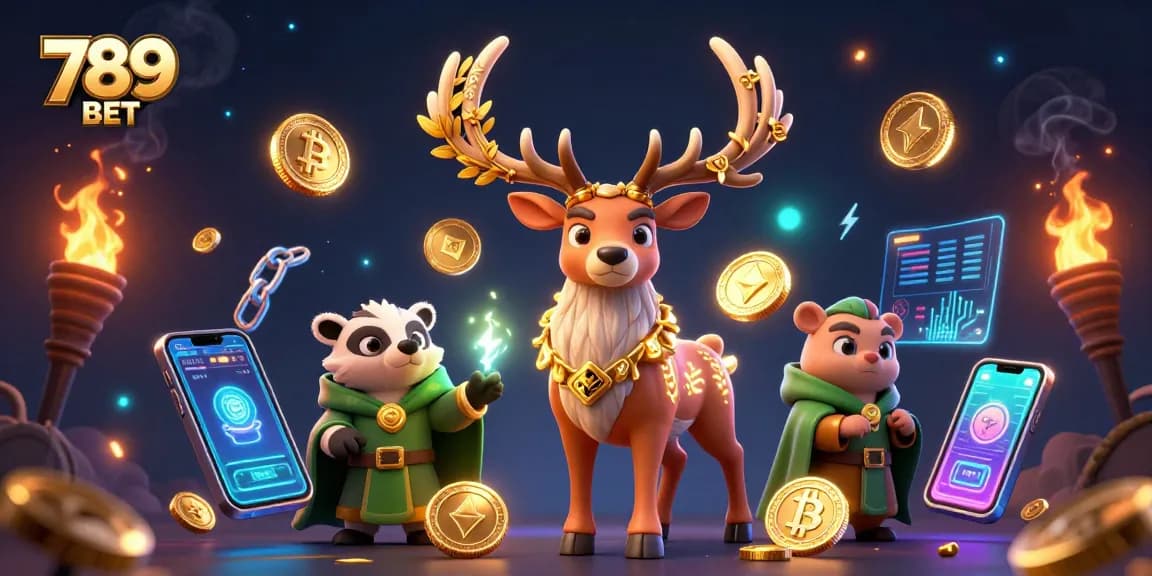 Immerse yourself in 789 BET's captivating gaming world with vibrant 3D elements and dynamic casino visuals.