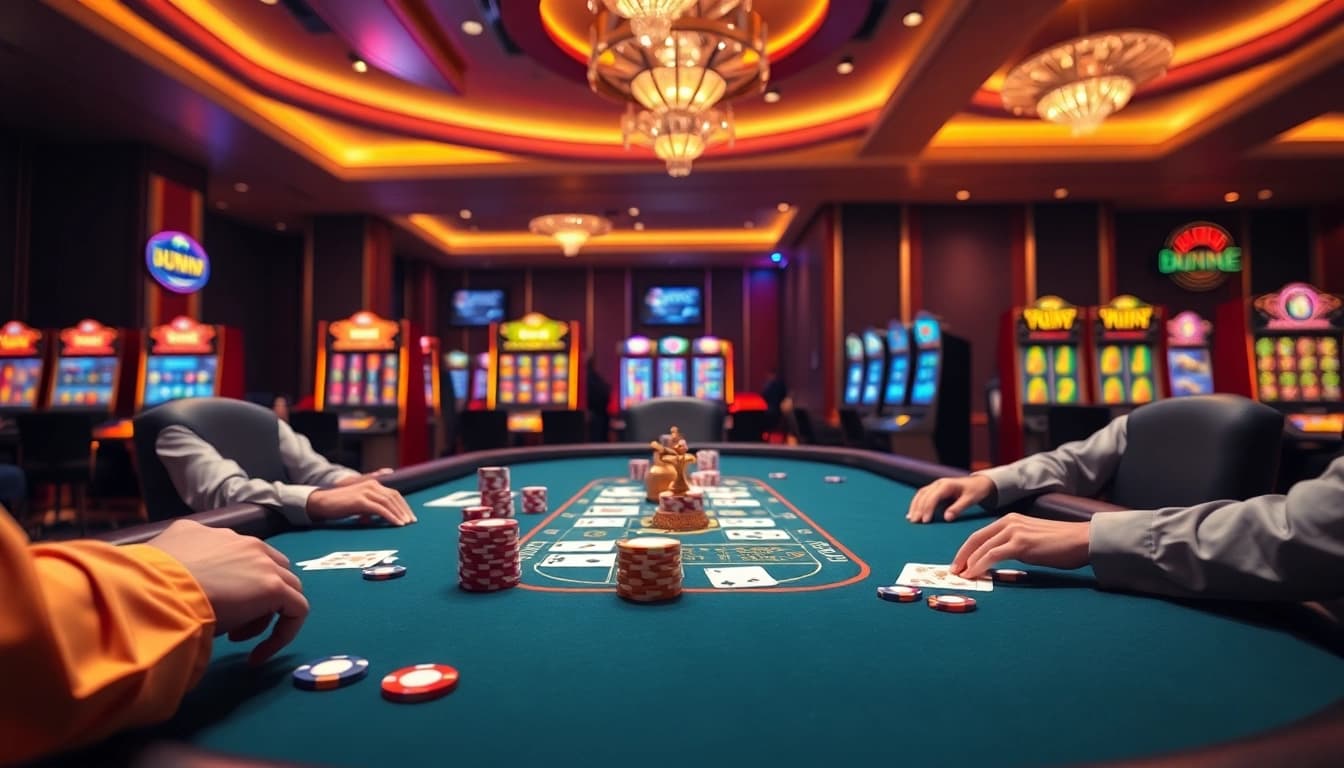 Experience thrilling poker at https://sunwin.builders/ with vibrant casino ambiance and elegant table setups.