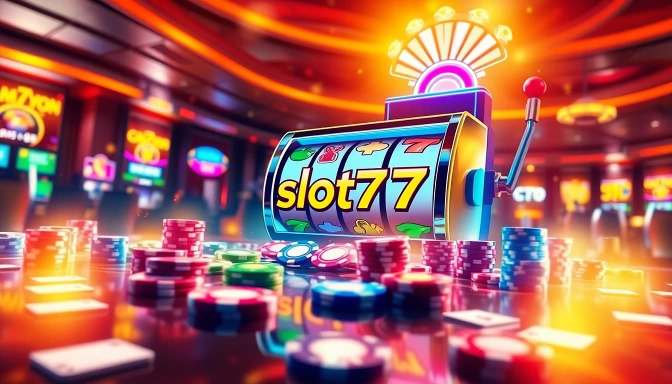 Spin the reels and win big at slot777, showcasing an immersive online casino experience.