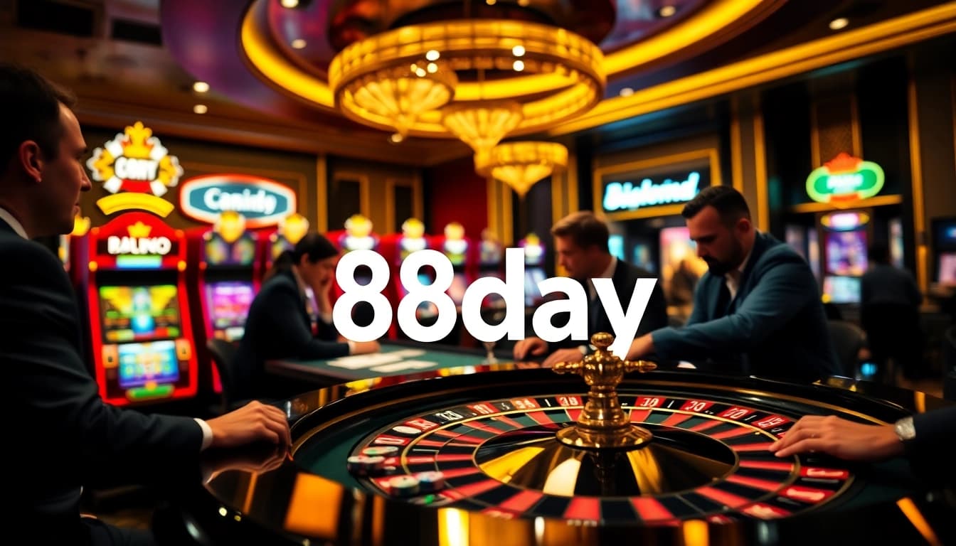 Experience the thrill of gambling at 8day's luxurious casino tables.