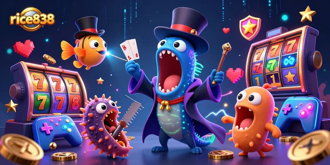 Experience the excitement of rice838 with vibrant slot reels and jaw-dropping tricks in a magical undersea casino theme.