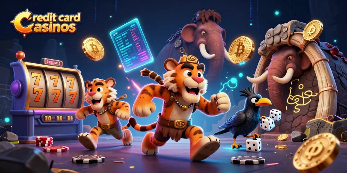 Experience thrilling excitement at credit card casinos featuring a fun avatar trio!