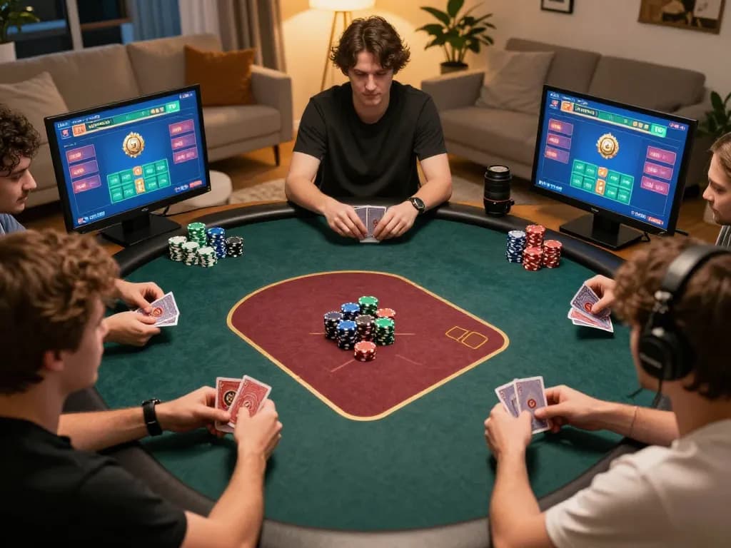 Engaging online poker game showcasing strategy and fun with da88 cards and chips.