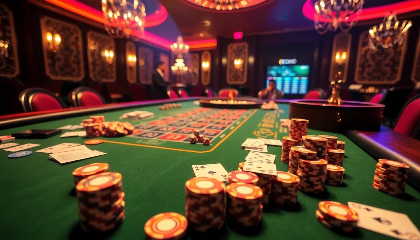 Play poker chips and high-stakes cards at SODO66 casino, showcasing luxury betting excitement.
