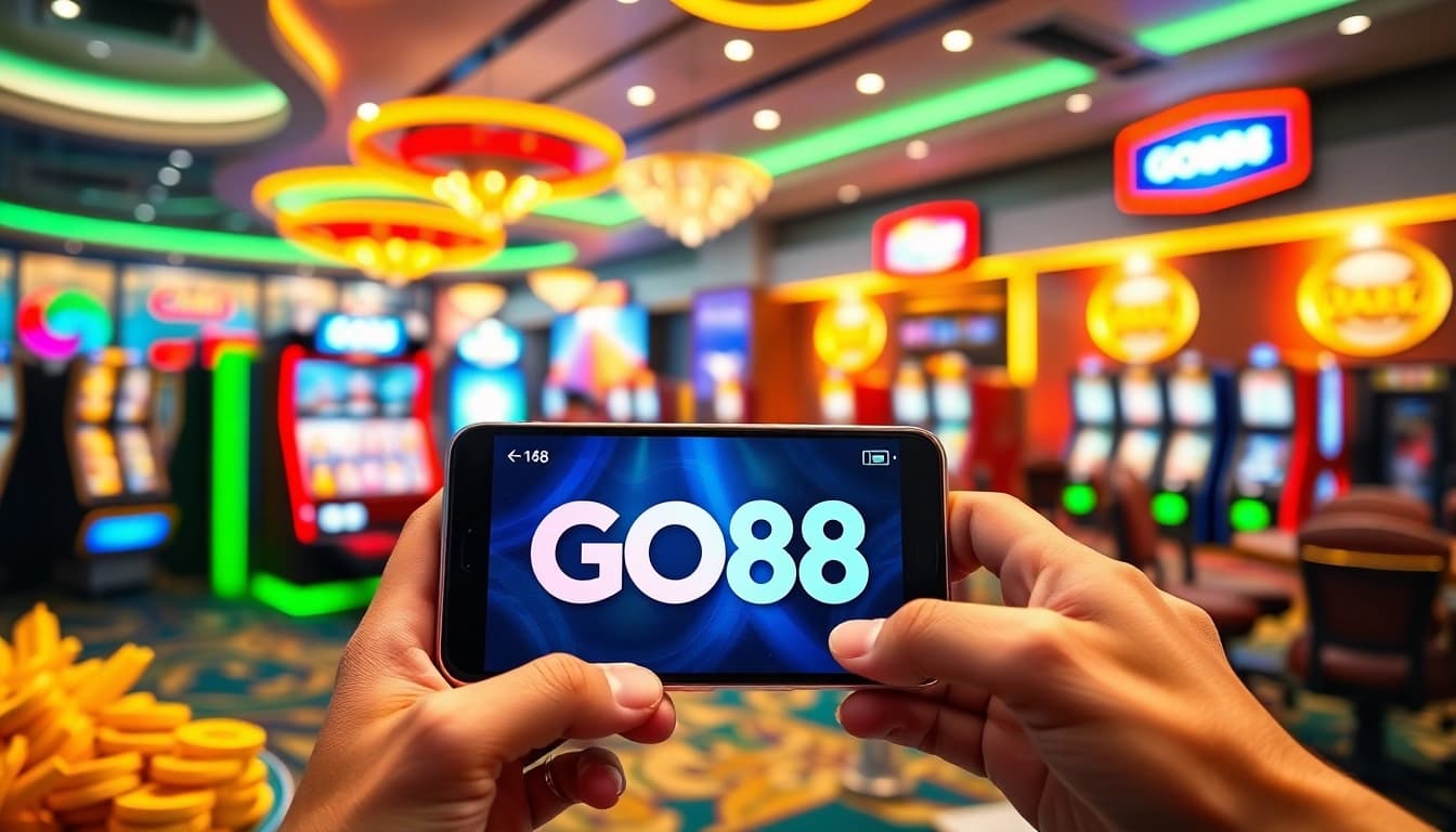 GO88 immersive gaming experience with vibrant interfaces and casino atmosphere