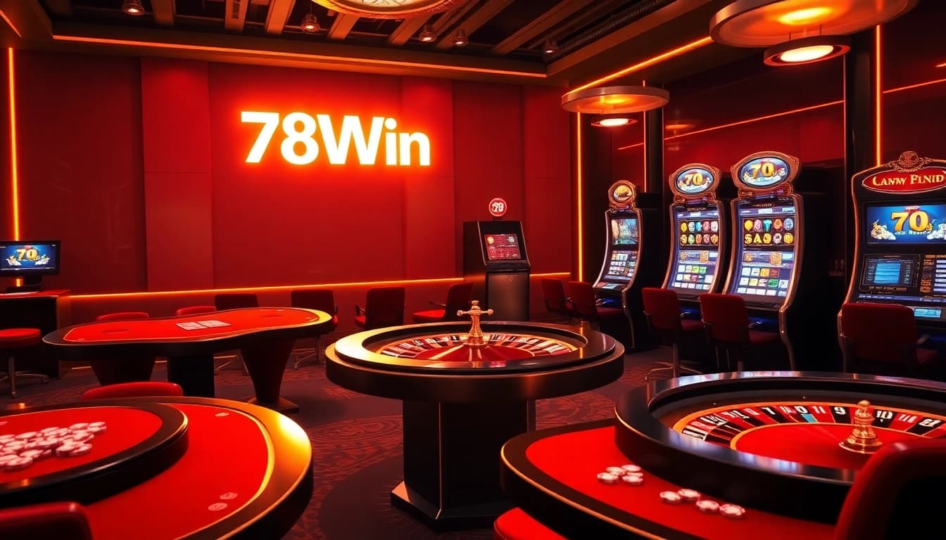 Engaging gameplay on 78wintl.org featuring vibrant casino graphics and spinning roulette.