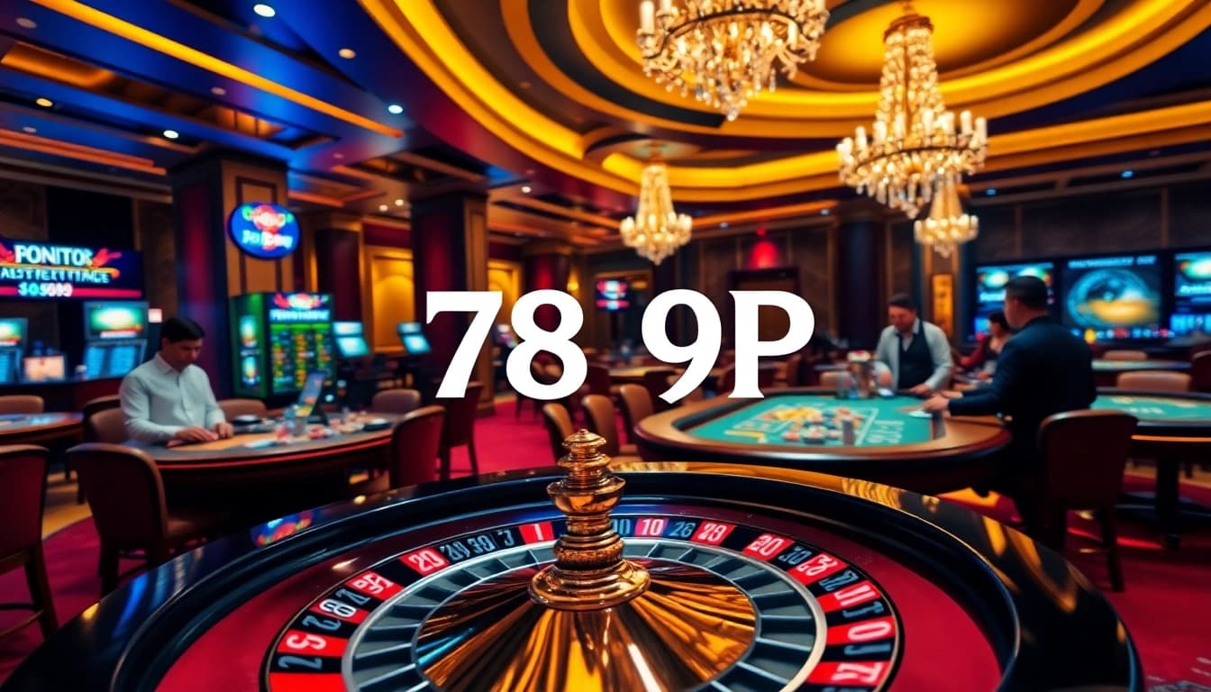 Experience the thrill of winning at 789P casino with luxurious tables and vibrant gaming.