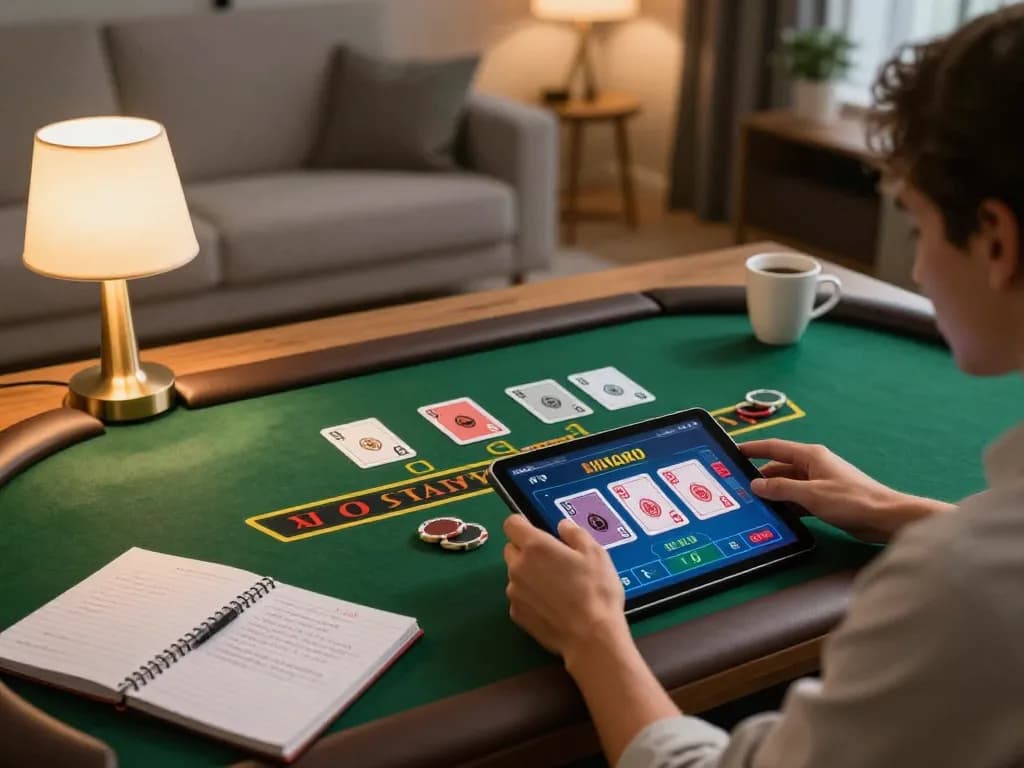 Engaging gameplay of m106 strategy in online casino setting with live dealer blackjack