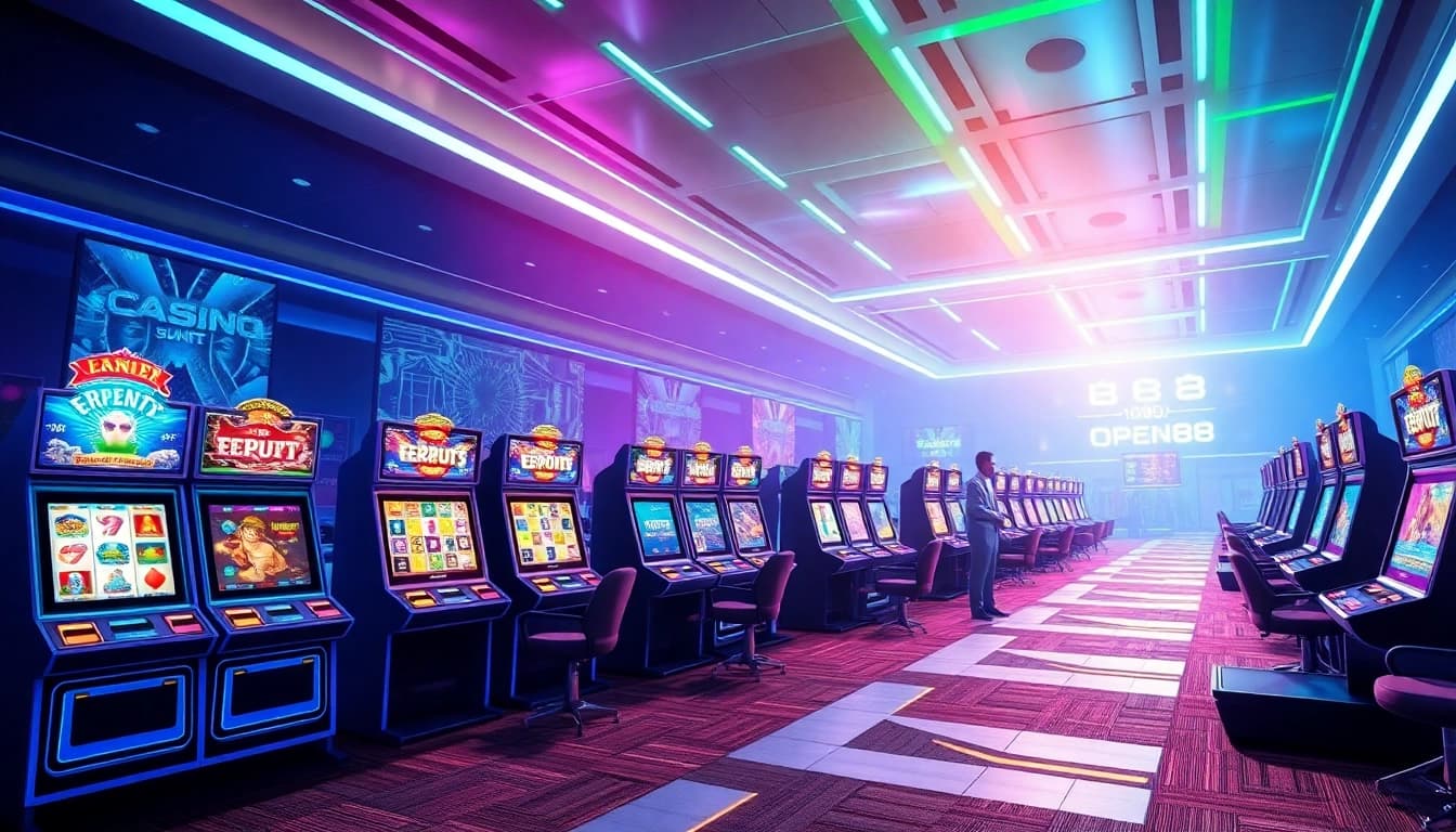 Experience the excitement of OPEN88's vibrant online gaming platform.