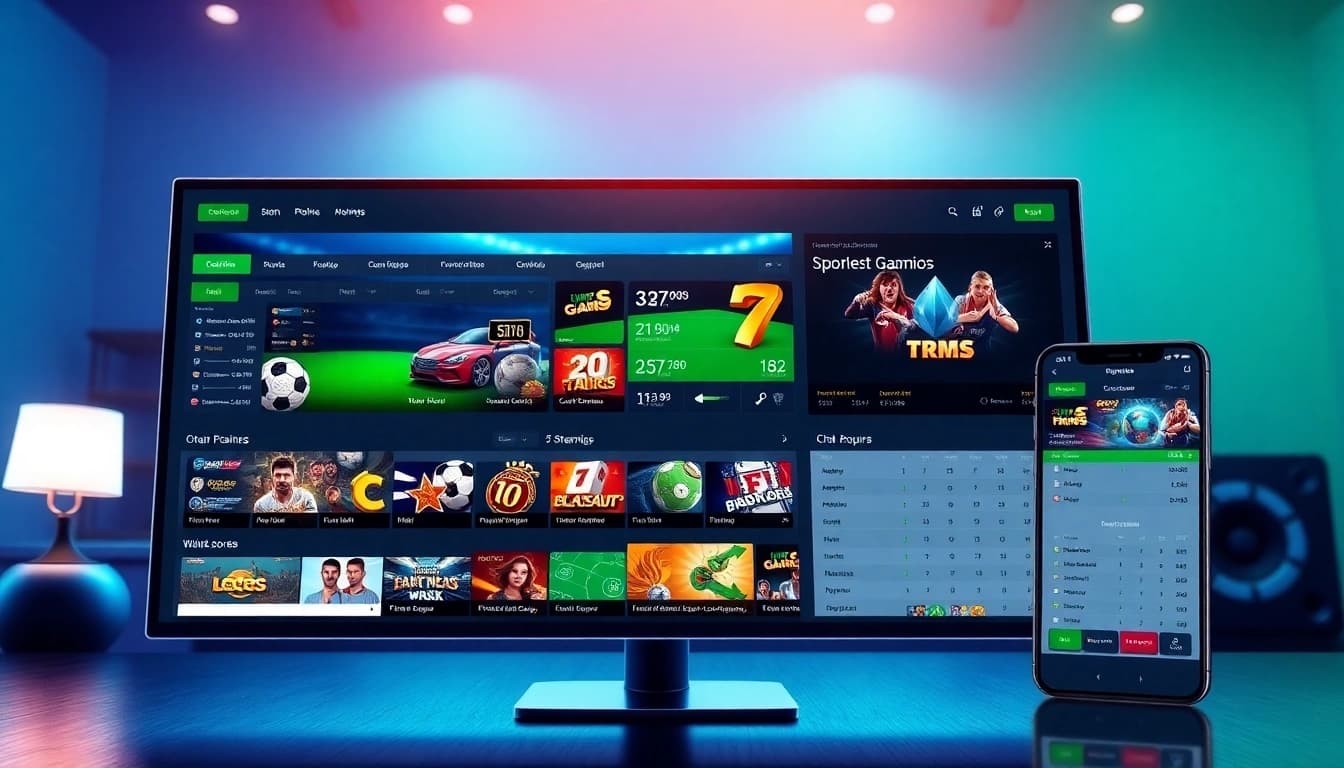 Discover the engaging online gambling experience on Goal123 with a vibrant interface showcasing various game options.