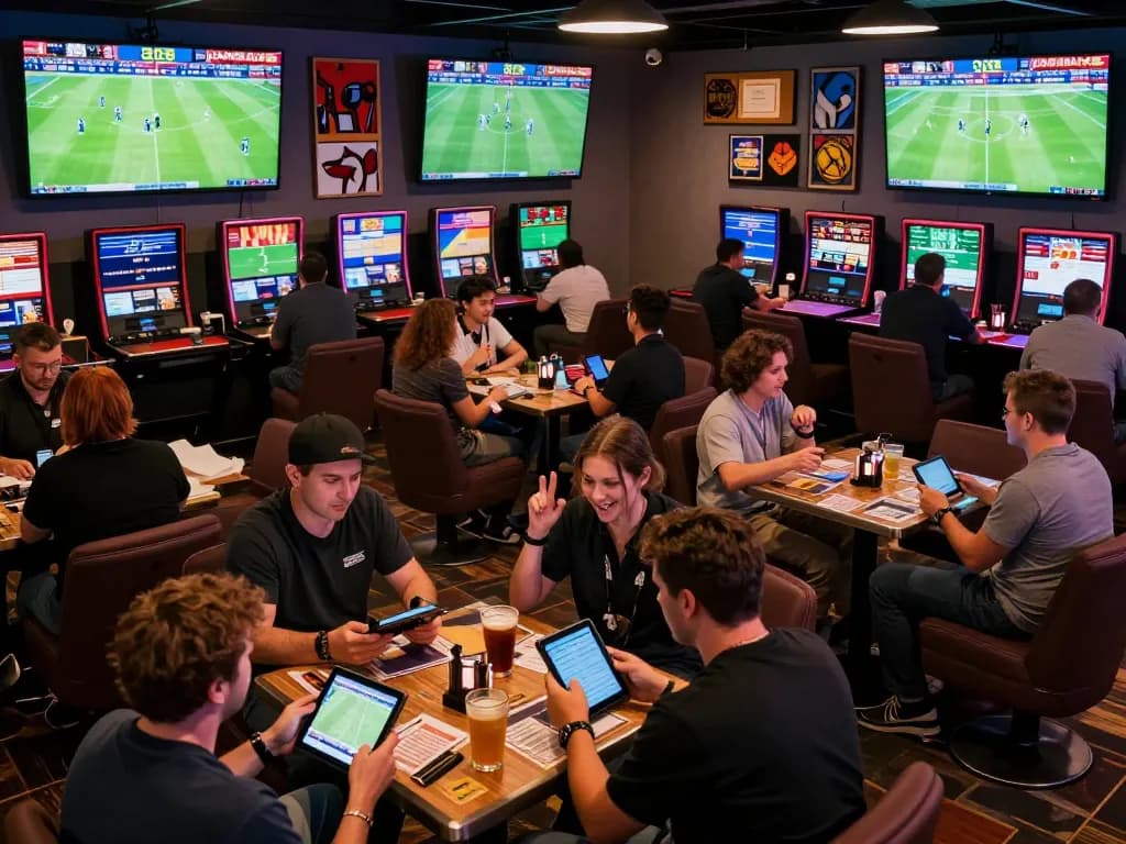 KQBD highlights the excitement of sports betting with fans engaged in live football matches