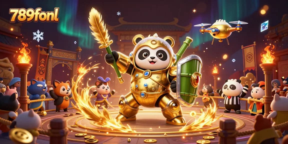 Engage in thrilling 789fonl gambling adventures with a vibrant casino illustration showcasing dynamic characters.