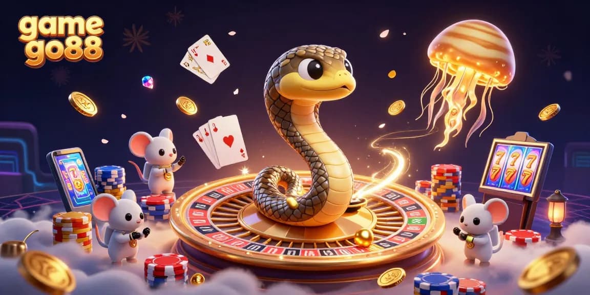 Engage with the game go88 experience through a dynamic cosmic casino scene showcasing thrilling elements and vibrant action.