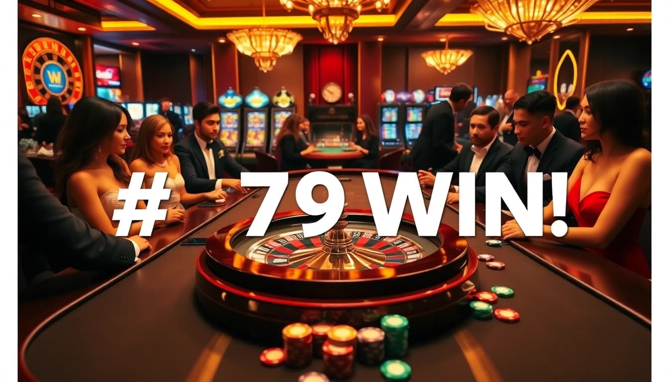 Experience thrilling gameplay at 79win with competitive odds at a lively casino table.