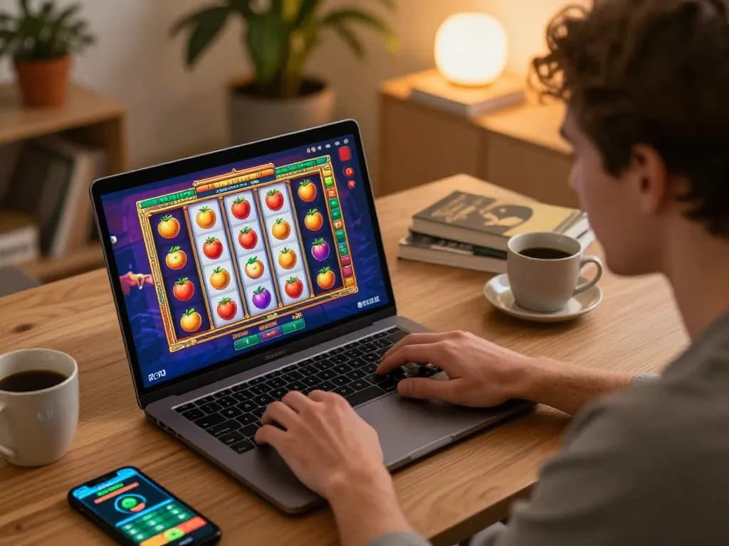 Experience the excitement of gtatogel online slots with colorful gaming interface and engaging atmosphere.