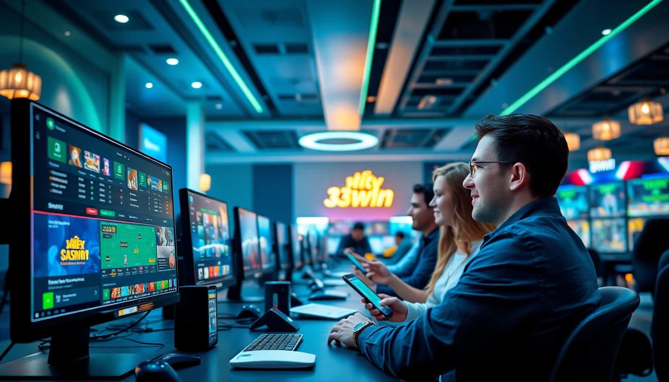 Engaging online gaming experience on 33win with diverse games and secure environment.