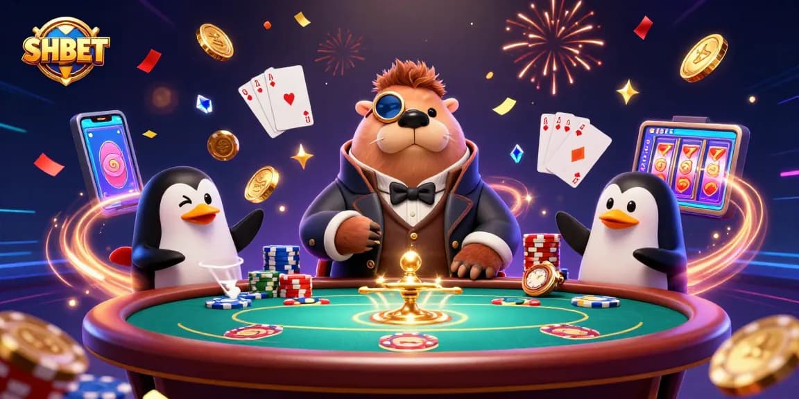 Experience thrilling betting action at SHBET with a vibrant underwater casino scene.