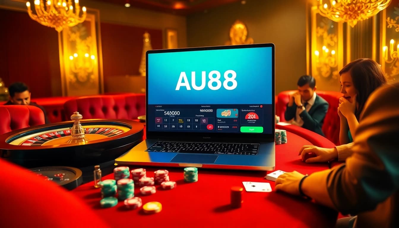 Experience the thrill of AU88 online gambling with live casino tables and exciting gameplay.