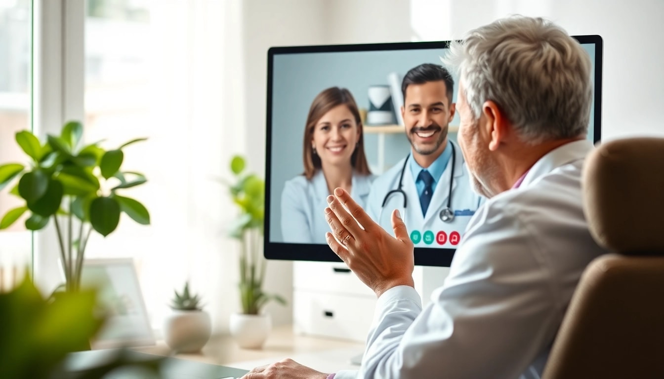 Chat with a doctor online now in a virtual consultation setup with a friendly doctor.