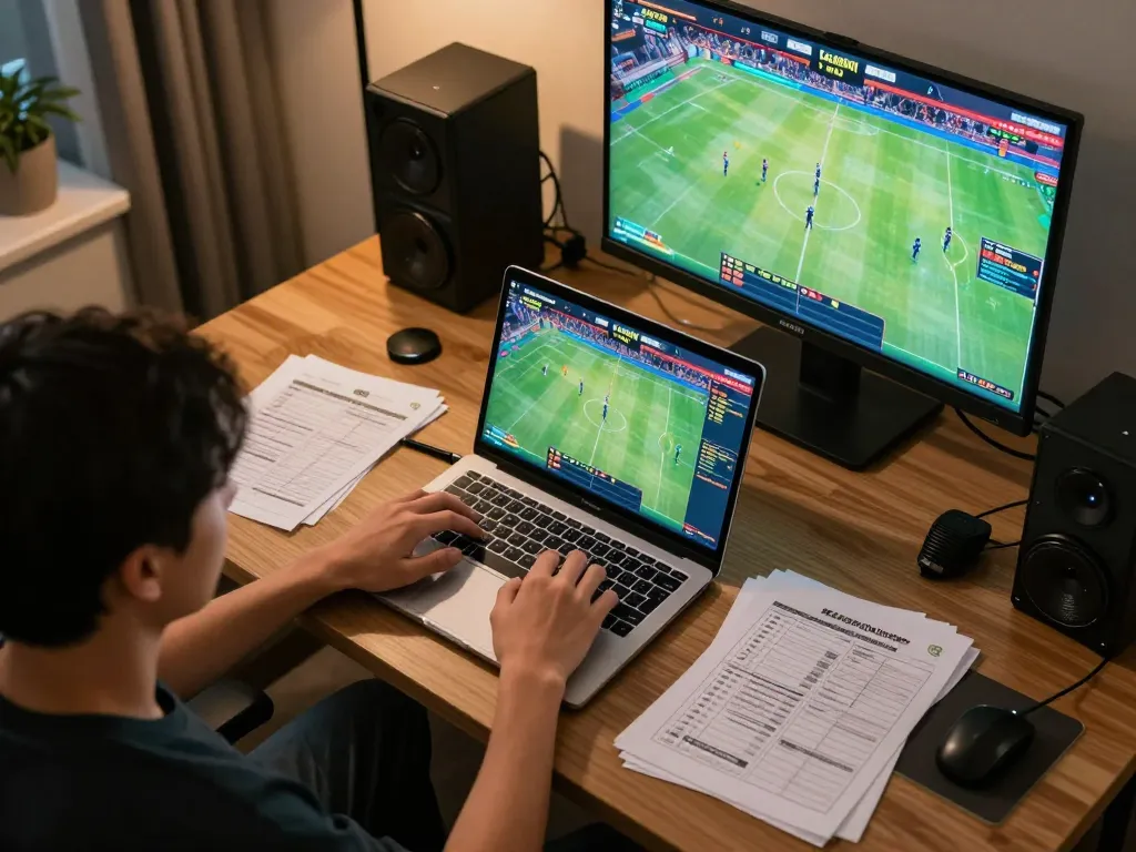 Engaging online betting action at ta88 with a user placing strategic bets during live games.