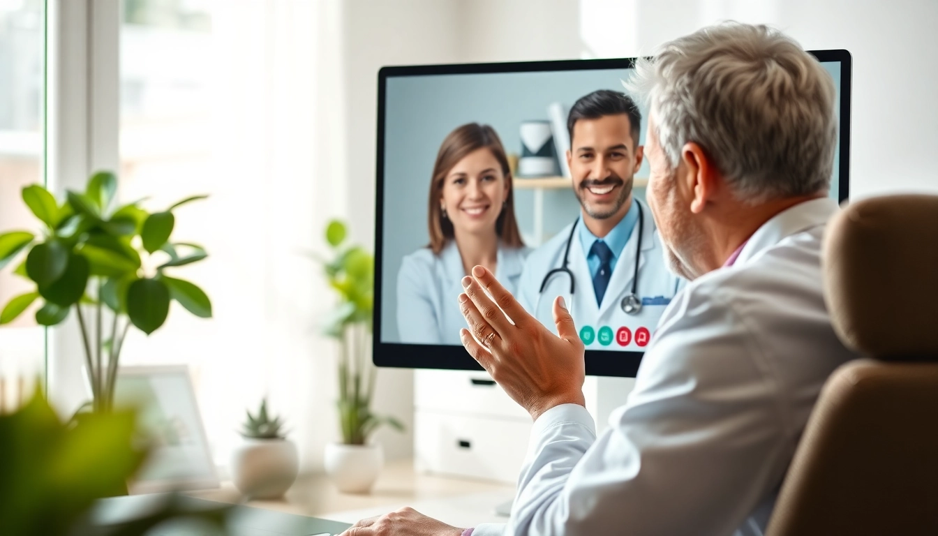 Chat with a doctor online now in a virtual consultation setup with a friendly doctor.