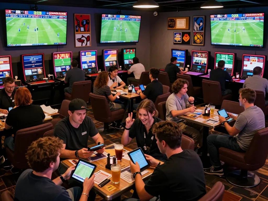KQBD highlights the excitement of sports betting with fans engaged in live football matches
