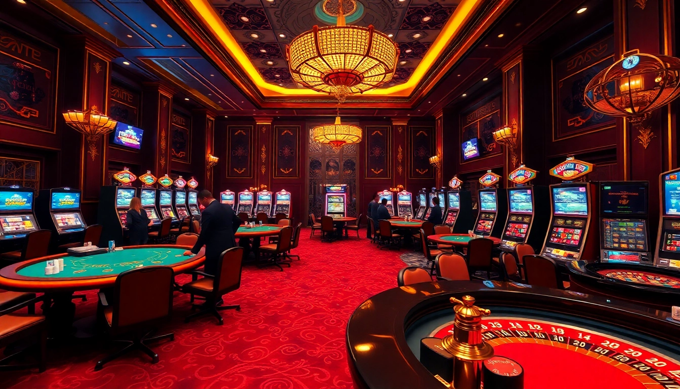 Experience high-stakes gambling at https://ok365t.fit/ with luxury casino tables and vibrant slot machines.