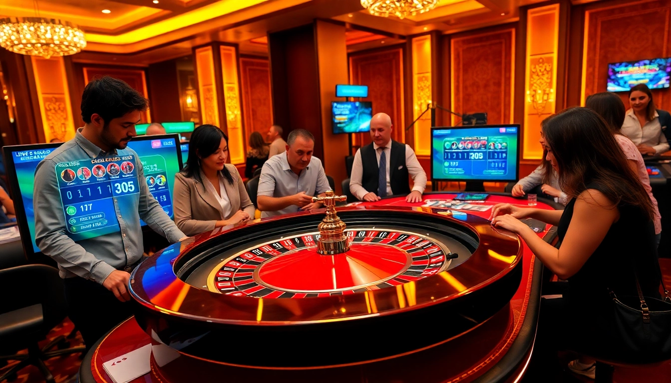 Check live sdy results at an exciting roulette table with engaged players and real-time updates.