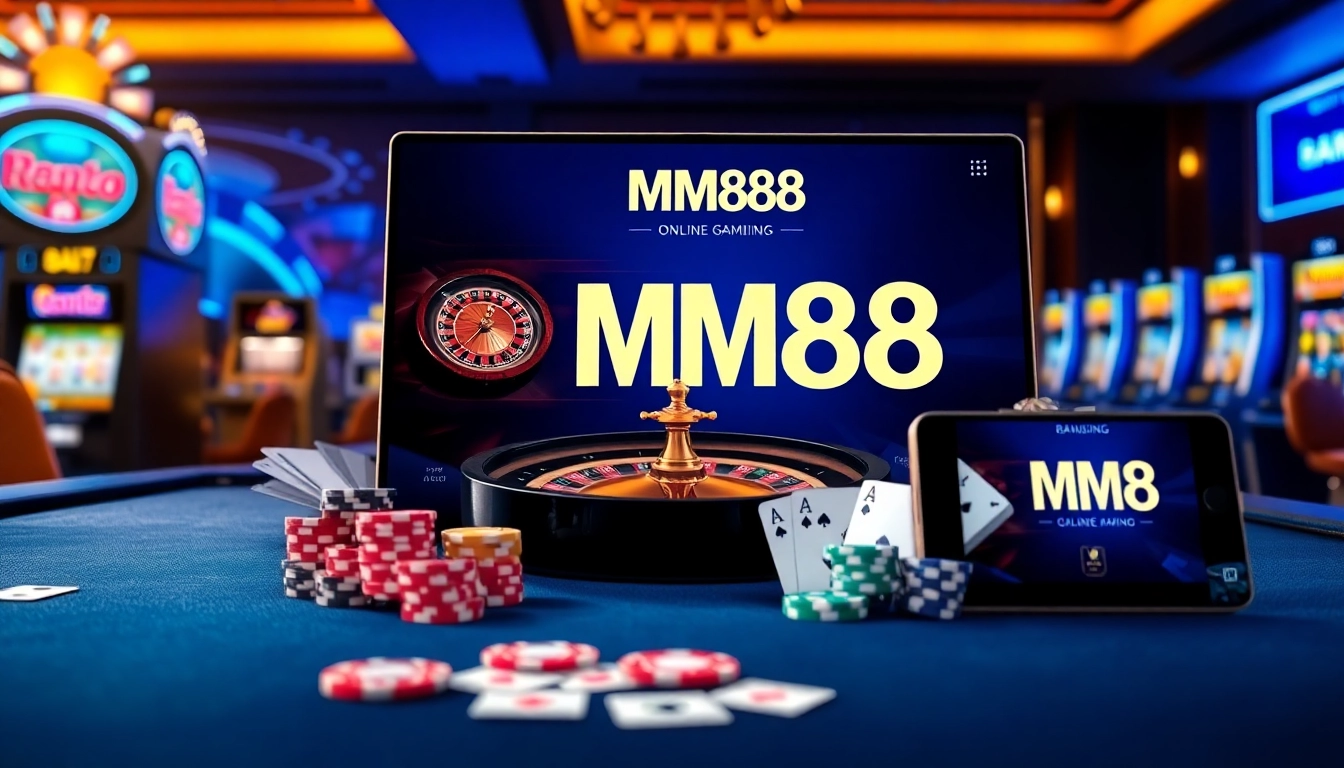 Experience the thrill of MM88 online casino with a vibrant gaming atmosphere.