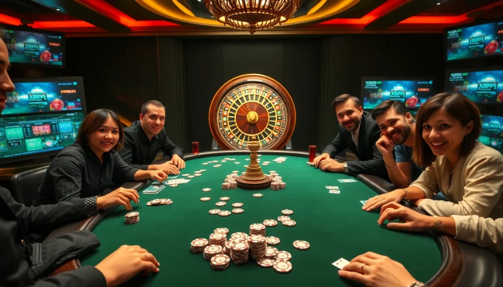 Experience the excitement of poker and casino games at XX88 with vibrant chips and thrilling action.