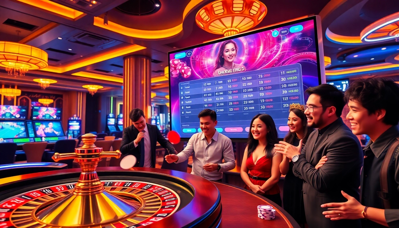 Experience Lô đề trực tuyến with thrilling online gambling elements and vibrant casino visuals.