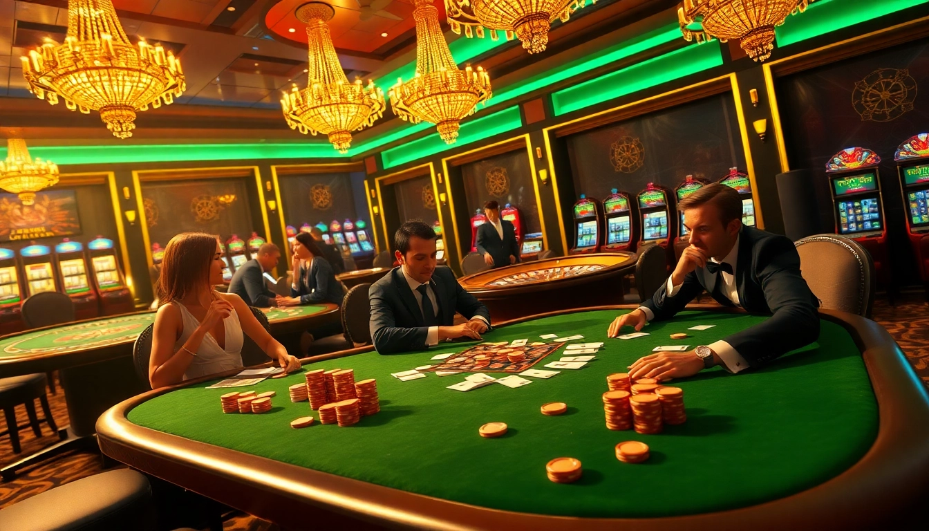 Experience high-stakes excitement at ph365 casino with elegant poker games and vibrant slot machines.