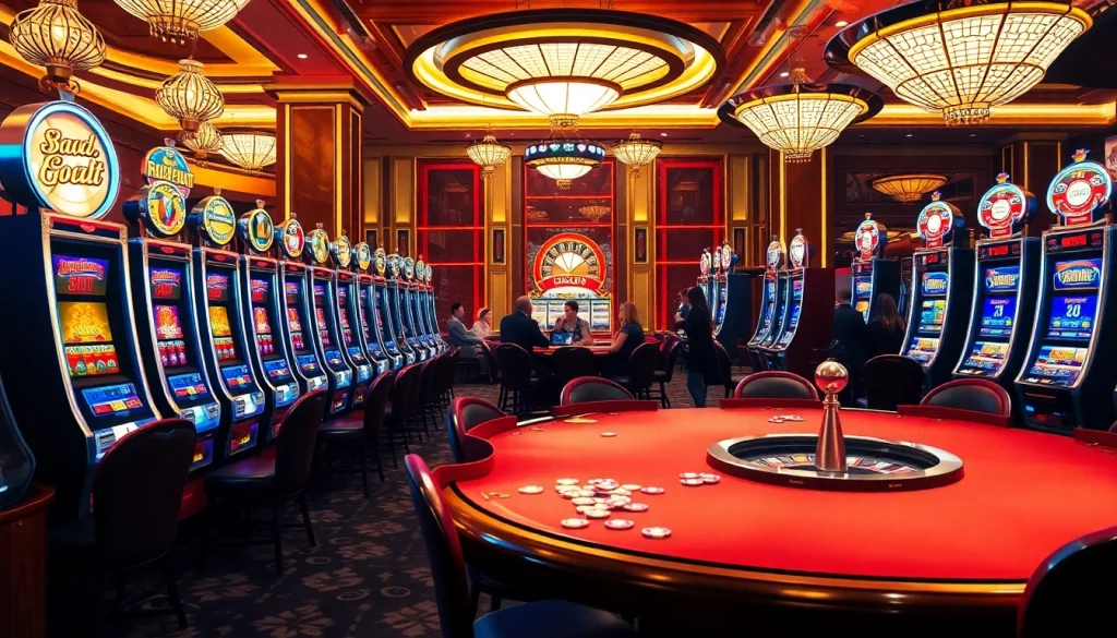 Experience the excitement of slot gacor at a vibrant casino with engaging slot machines and winning moments.
