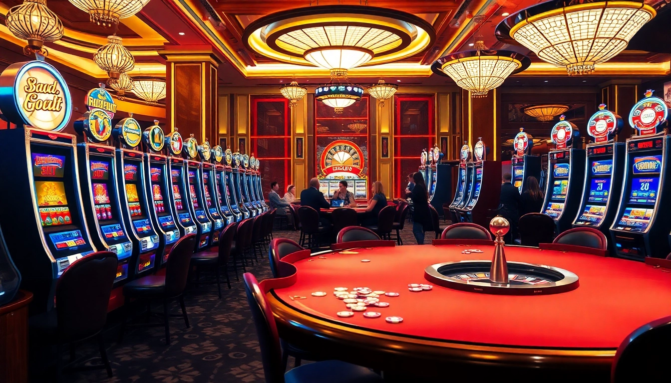 Experience the excitement of slot gacor at a vibrant casino with engaging slot machines and winning moments.