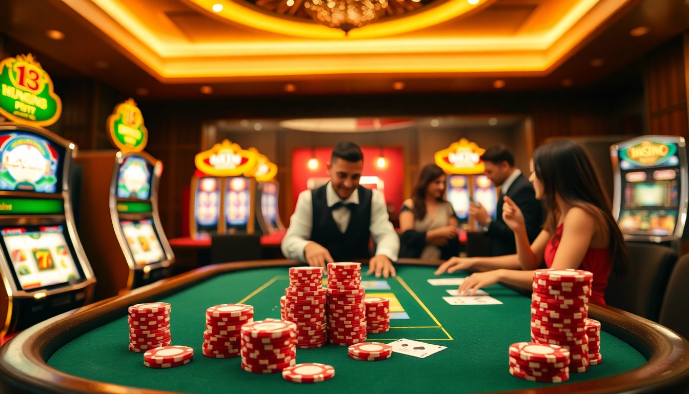 Experience the thrill of winning at 13win's luxury online casino with vibrant games and professional dealers.