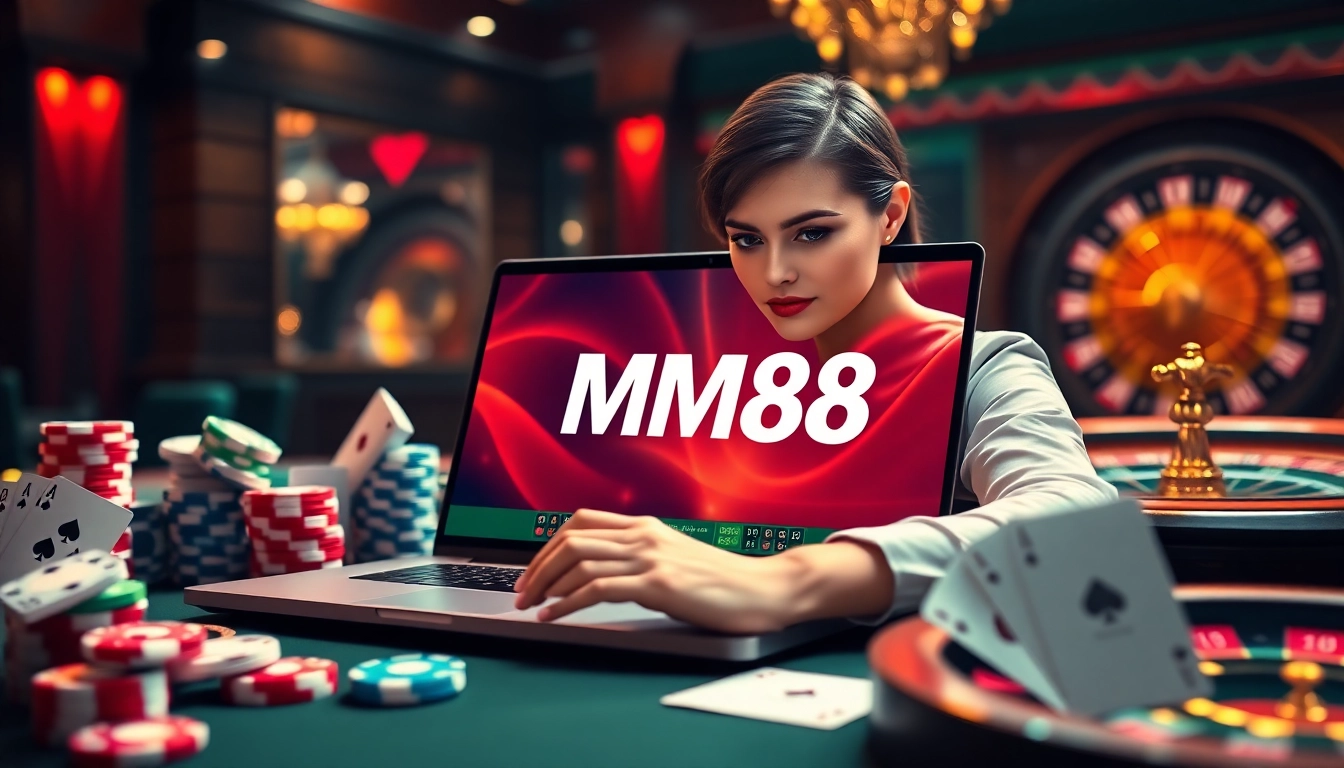 Experience excitement at mm88 com with engaging poker and casino games showcased.