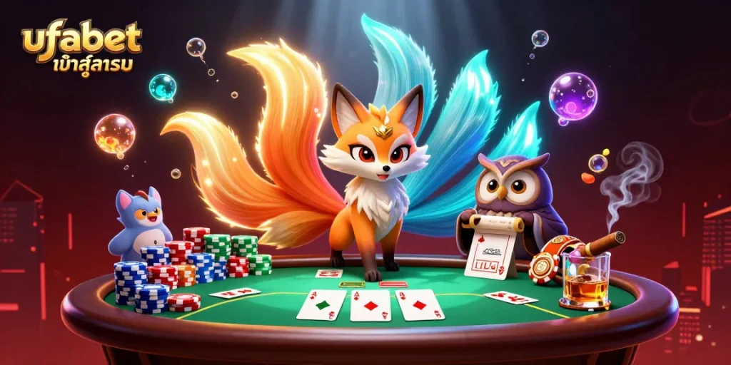 Bet and win at ufabet เข้าสู่ระบบ with dazzling poker tables and playful gaming spirits.
